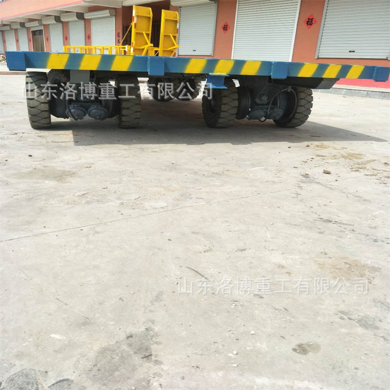 厂区物流大吨位牵引平板拖车