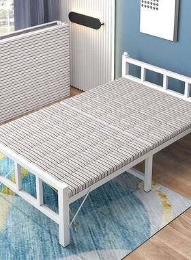 折馨叠床午VUD休简温小屋办公室经济折实惠易单双人床可叠省空间