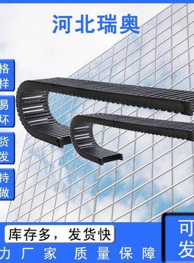 河北瑞奥TLJ8F料GWR尼桥式静塑音5工程雕刻机龙无尘拖链坦克链