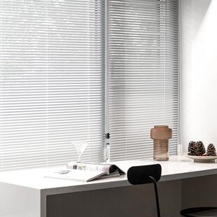 百叶间窗帘卷帘免打孔卫生厕所家用办EJS叶公室浴百室厨房遮光升