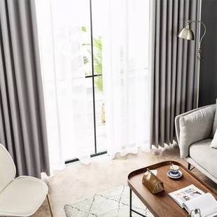 高档客厅窗帘欧式简约现代加厚绒布卧室遮光奢华大气窗成品窗帘