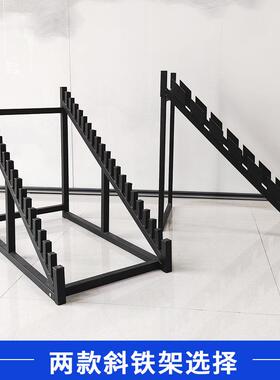 瓷砖展20层大容量承重架0插0木地OBX板6样品展示架架800落地式斜