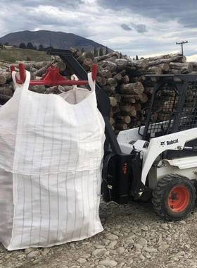 出口波兰透木柴气袋UV1吨吨抗柴火袋透36615气网透气布木柴吨袋