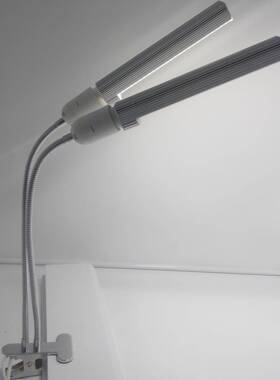 LED植物生长灯0w插玉横米灯双夹子款全光谱MGL4220v头E27