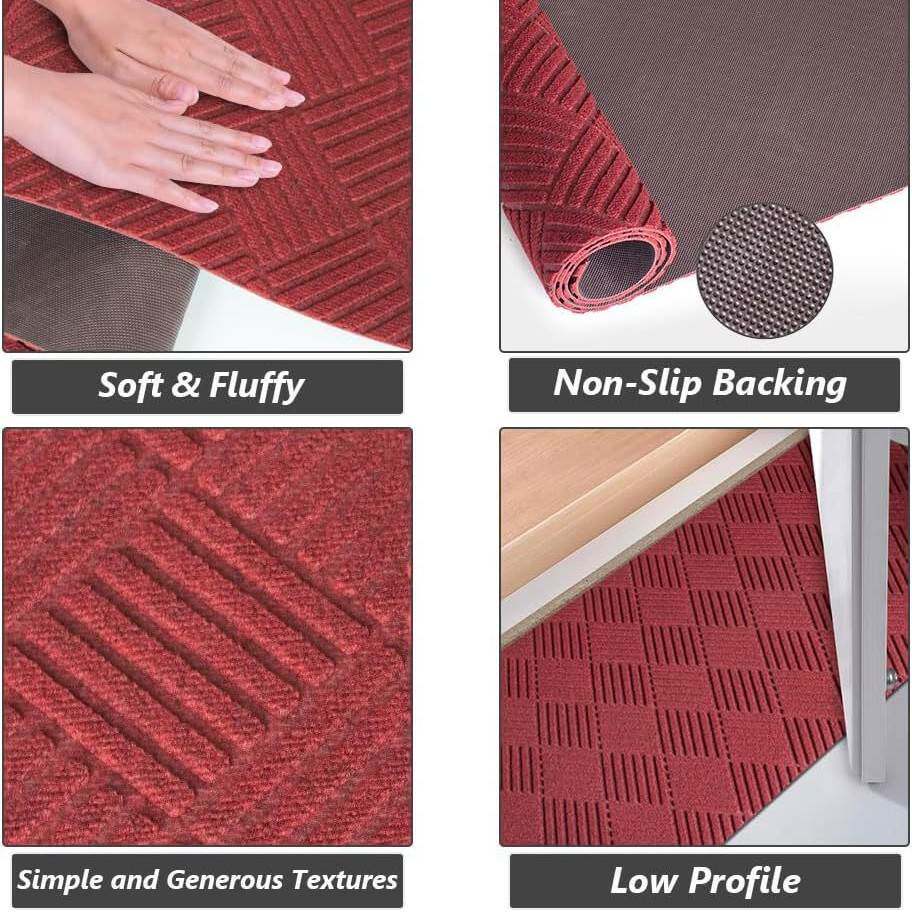 入户门垫家用进门门口地毯防滑防油防水吸水脚垫耐脏厨房加厚地垫