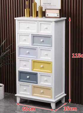 ZFO实木五斗柜客厅边纯柜抽柜屉柜储物柜室床头收纳卧迷你木质窄