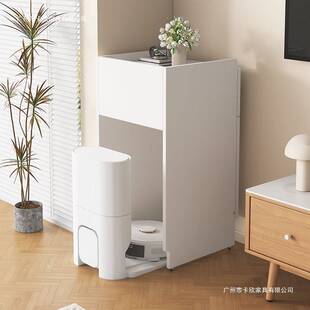 新款扫地机器人置物架基站收纳云鲸石头科沃斯追觅上方柜移动带轮