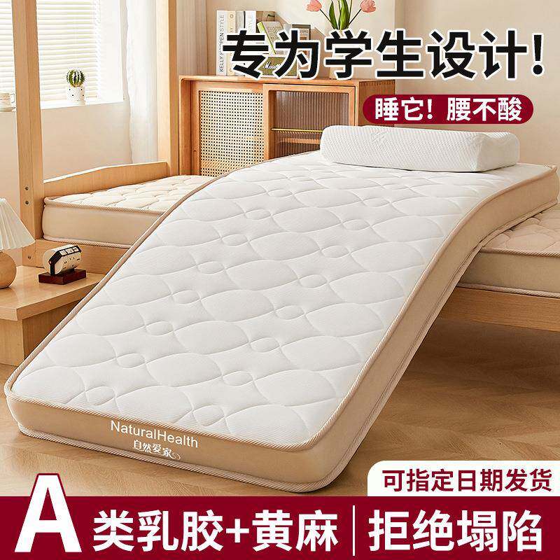 记忆棉乳胶床垫学生宿舍遮盖物软垫租房专用单人可折叠床褥垫通用