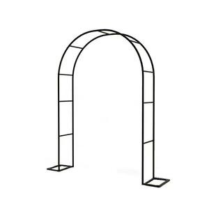 庭院月季拱门爬藤架花园户外葡萄艺铁藤花架防锈专用爬拱形门架子