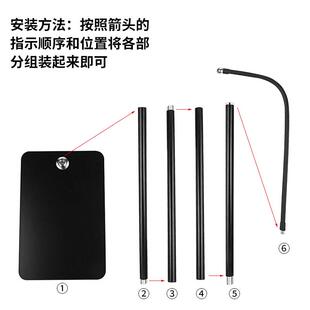 午休折叠床婴儿床蚊帐杆支架调节通用配件可