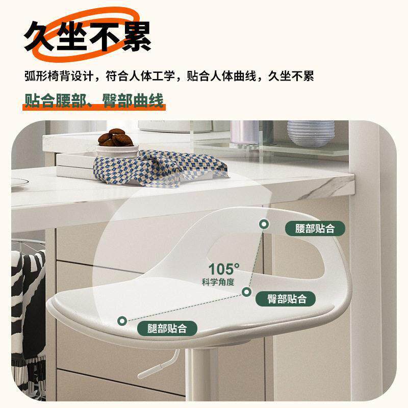 吧台椅桌升用降椅子商用酒吧椅前吧台凳子家吧凳收Y03台椅银脚凳