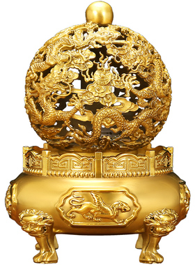 全铜九转乾坤鼎开业九龙家居装饰家居装饰摆件乔迁鼎工艺品店铺