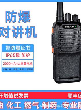 蓝讯防爆数模对讲机SD530EX化工防爆对讲手持机对机讲加油站防爆