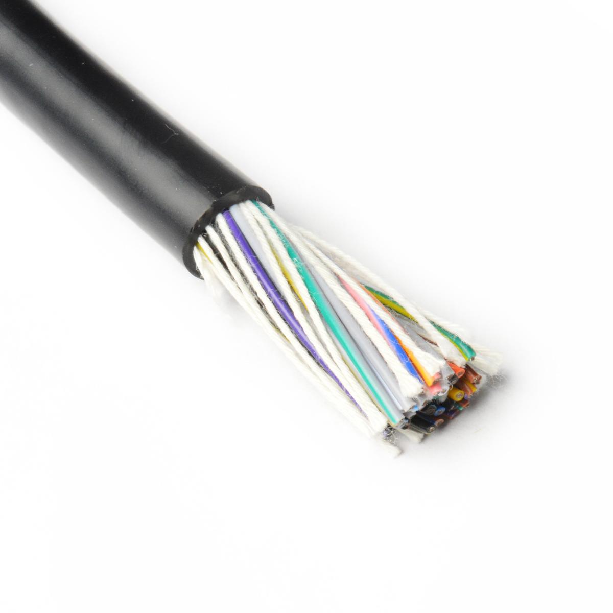 高柔拖链线2464-24A*2C+20A*4C耐弯折1000W万次护套软线连机器线