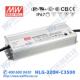 320W明纬3500mA恒流调光LED电源HLG 91V铝壳防水 320H C3500B