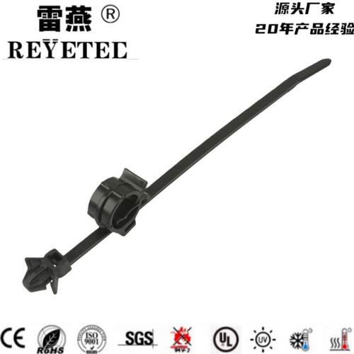 带管夹的分体式固定扎带 汽车扎带 156-01243/CN140AH7OC1A