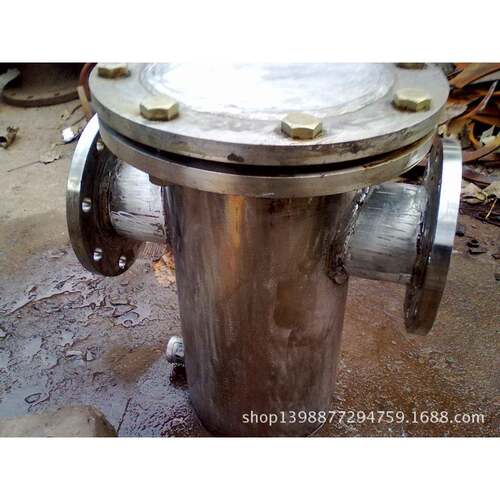 不锈钢篮式过滤器 SRBA 直通篮式除污器 DN80 厂家直销