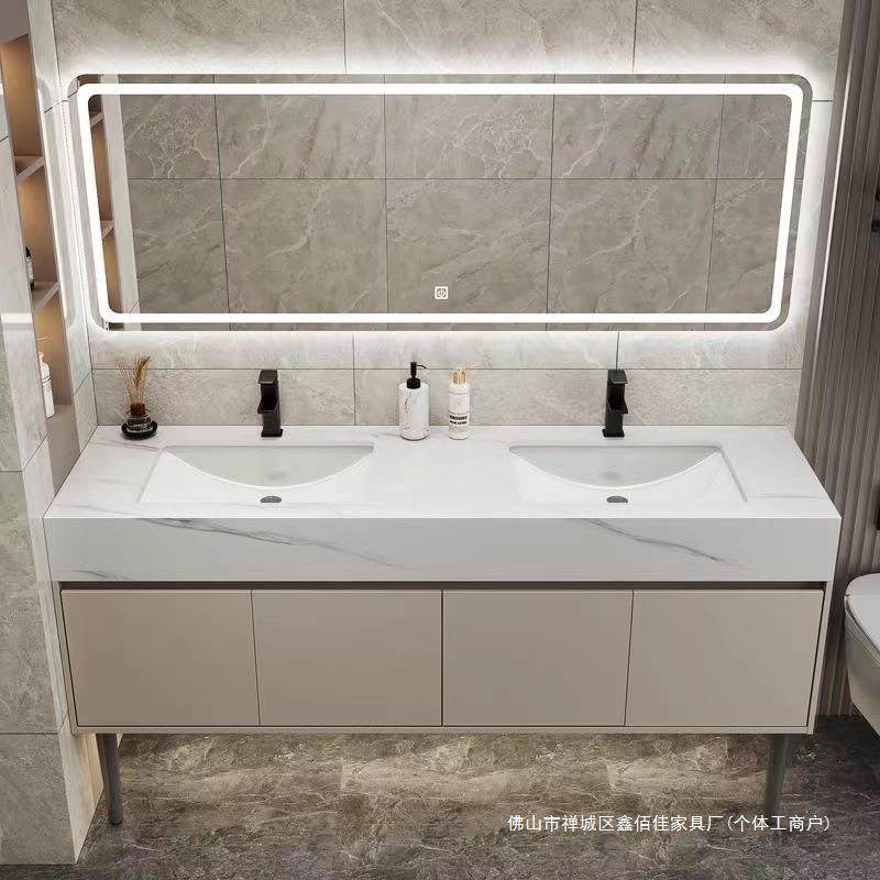 简约三盆洗手台落地式智能浴室柜公共卫生间双人台一体柜橙色单柜,电子元器件市场,其它元器件,淘宝优惠券,粉丝福利购,淘宝优惠卷