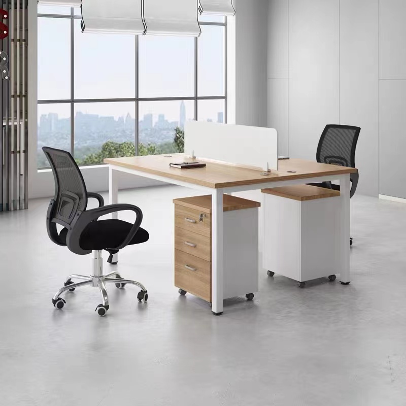 南宁办公家具办公桌卡位现代简易员工桌人对坐人卡座电脑桌