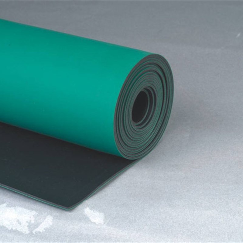 绿色桌面垫软胶板绿色防静电桌垫绝缘胶垫胶皮