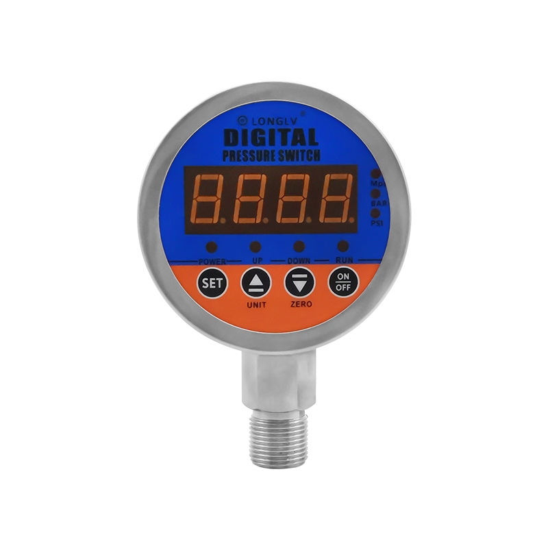 YL-8E智能数显压力开关替代电接点压力表负压表真空表水处理