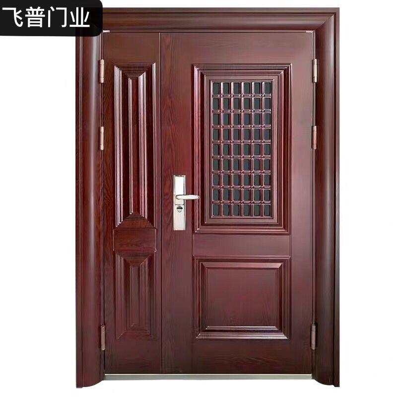 常州防盗门新款家用包安装安全门入户门子母门开窗通风窗门中门