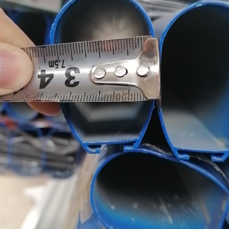 万达停车杆0*38/蓝色水滴胶条杆栏杆八角红门椭圆杆带字帖