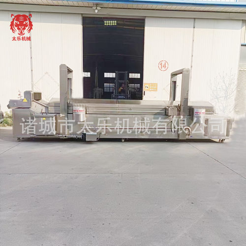 油馍头油炸流水线油墩子油炸设备全自动油炸机高温油炸锅炸蛋设备