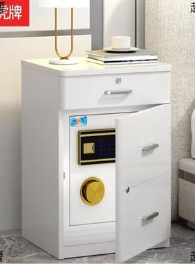 智能线床头柜无充电纹指密码多功能简现代隐LKZ藏式约保险箱一体