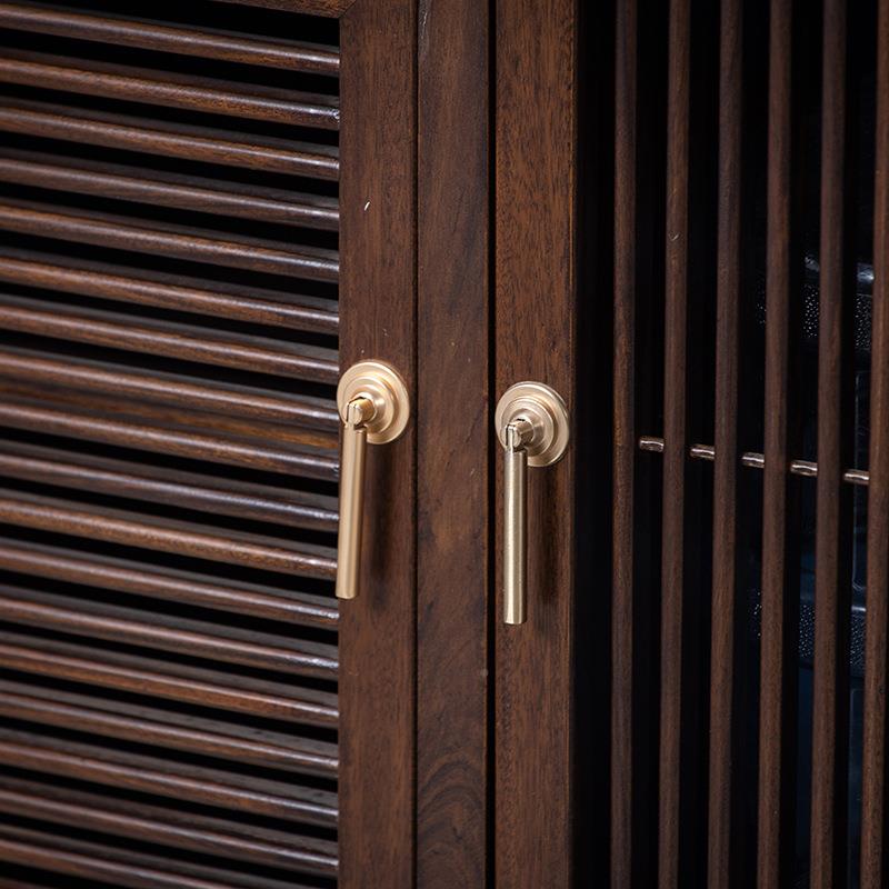 胡桃木移动茶台木水柜烧水壶一实家用客厅KOA体中式多茶功能茶柜