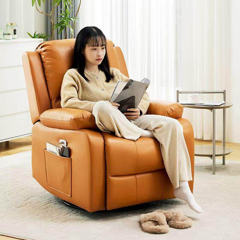 头等单人沙发多功能躺椅电动客厅懒人按摩美甲太空椅美睫摇摇椅子