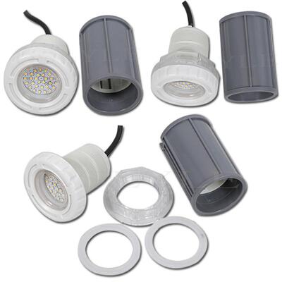 led池泳I池灯3w池嵌入式壁挂玻纤水潜水阶梯灯RGB彩灯VD6031嵌P68