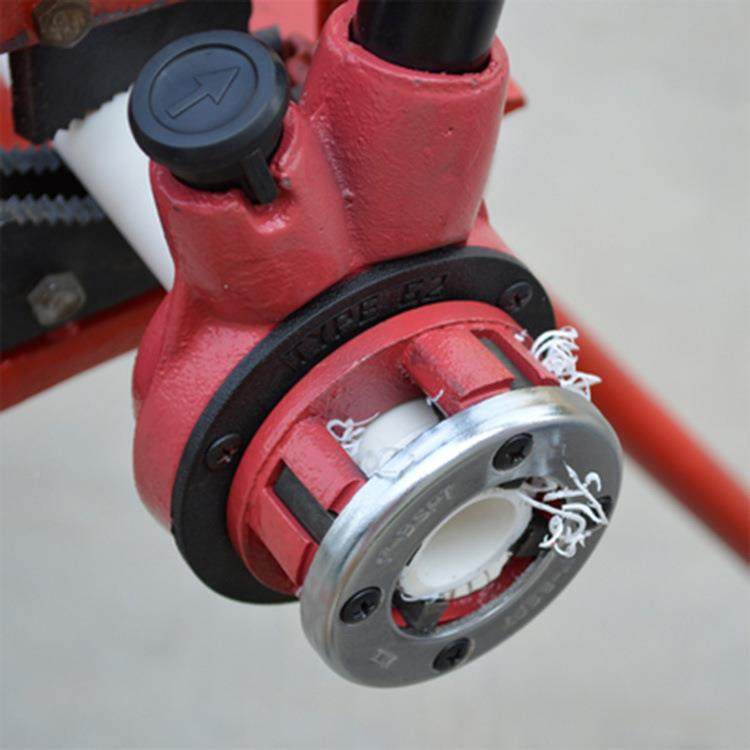 水管绞牙绞丝板手动丝机轻DHS机型管铰板4分-.2寸镀锌管套子丝牙