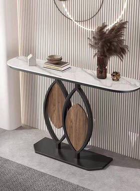 34232意式轻奢玄关柜玄置物架客摆件高档厅玄子关桌艺术桌子创意