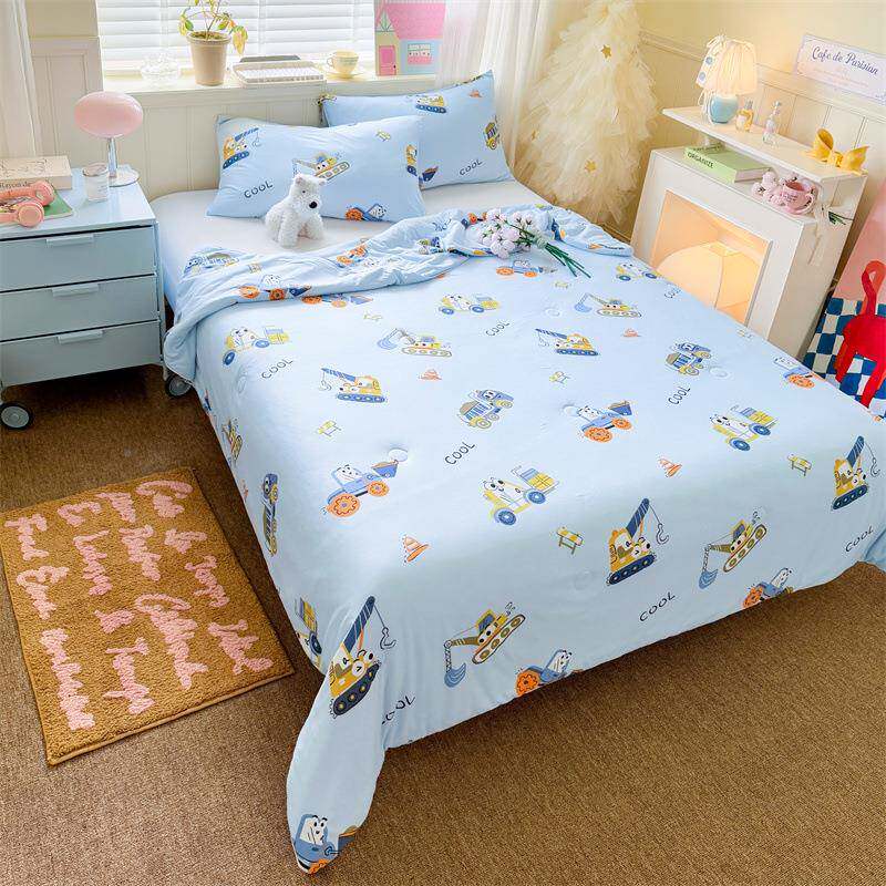 厂家A类ZNJ针织夏凉被卡通子儿被芯儿童床午休童被被夏季盖棉被