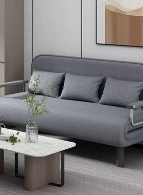 沙发床厅休折CIS叠两用新款人多功能小户型阳台简易客双布艺午折