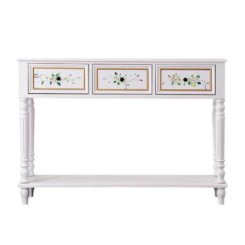 zsr柜实木关玄柜美JKA入户玄关桌式置物客厅靠墙隔断柜走廊正对门