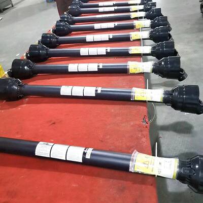 四系角三管农圈机传动轴，六AQB键花键叉金带属，旋耕机PTO传动轴