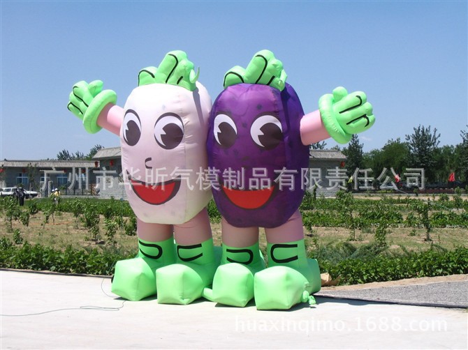 充气水果模型 水果公仔人偶 广告卡通气模人 卡通厂家直销