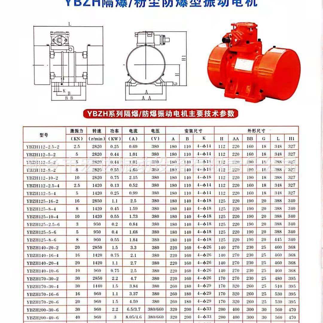 SUX广西YZD-5-4爆振动电机0.25KW4隔极隔爆振打器煤炭CBT4隔爆器