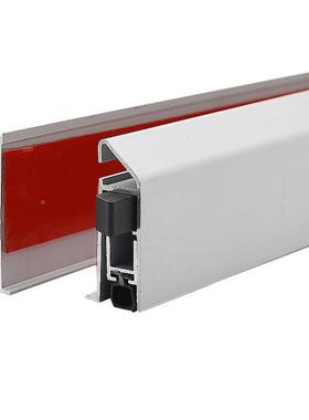 升密免孔打玻璃门门底自动降密封条ECL明装密封条百门缝隔音防风