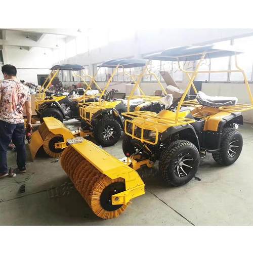 东三省地区小型除雪车座QOA驾扫雪式扫地机毛刷可倾斜式扫雪除冰