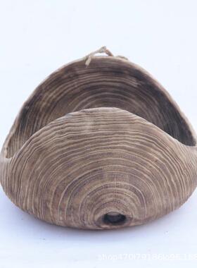 厂家销售手工制作木质器绿CF19269居植多肉盆托盘花果盘田园家装