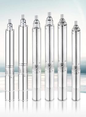 家用灌泵溉HDT不锈钢深井泵抽2水20V高扬程深井潜泵农用水家用水