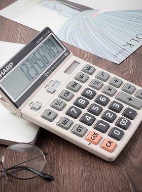 S夏HARP普计EL-8128计算大屏大按EL-8128键太阳能办器公商用会计