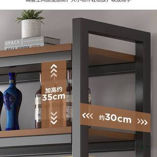 新中式酒柜靠墙客厅烟酒展示柜酒架2025年新款复古储物柜子陈列柜