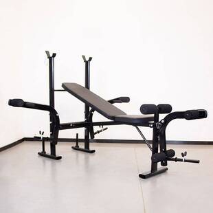 多功能一体可折叠举重床哑铃卧推凳卧推架健身器械举重台杠铃架
