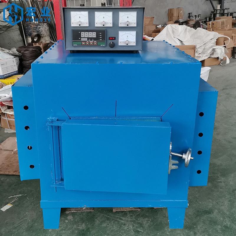 硅碳棒高温电阻炉箱式1300度高温电炉不锈钢球淬火炉回火马弗炉