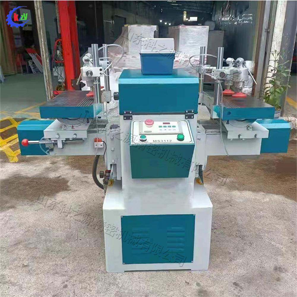 小型卧式双端榫槽机 自动桌椅板凳木材榫眼钻孔机Tenon machine