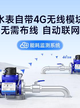 G无线远传智能水表联防冻工业大径法兰式物MSQ口网抄表水表DN504-